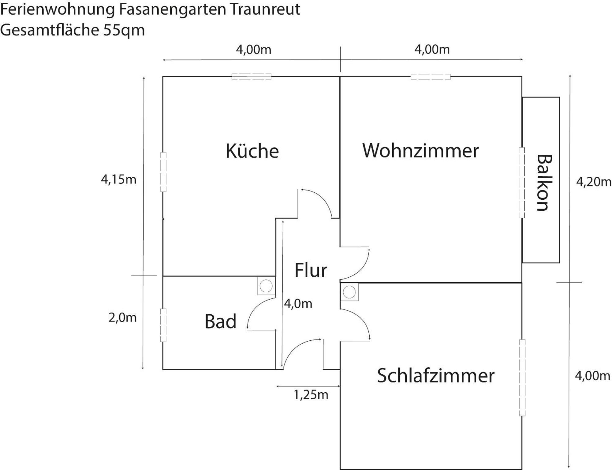 Fasanengarten In Traunreut Exteriör bild
